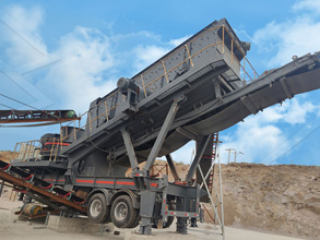 时产600-900吨高三斜霞石轮式移动制砂机